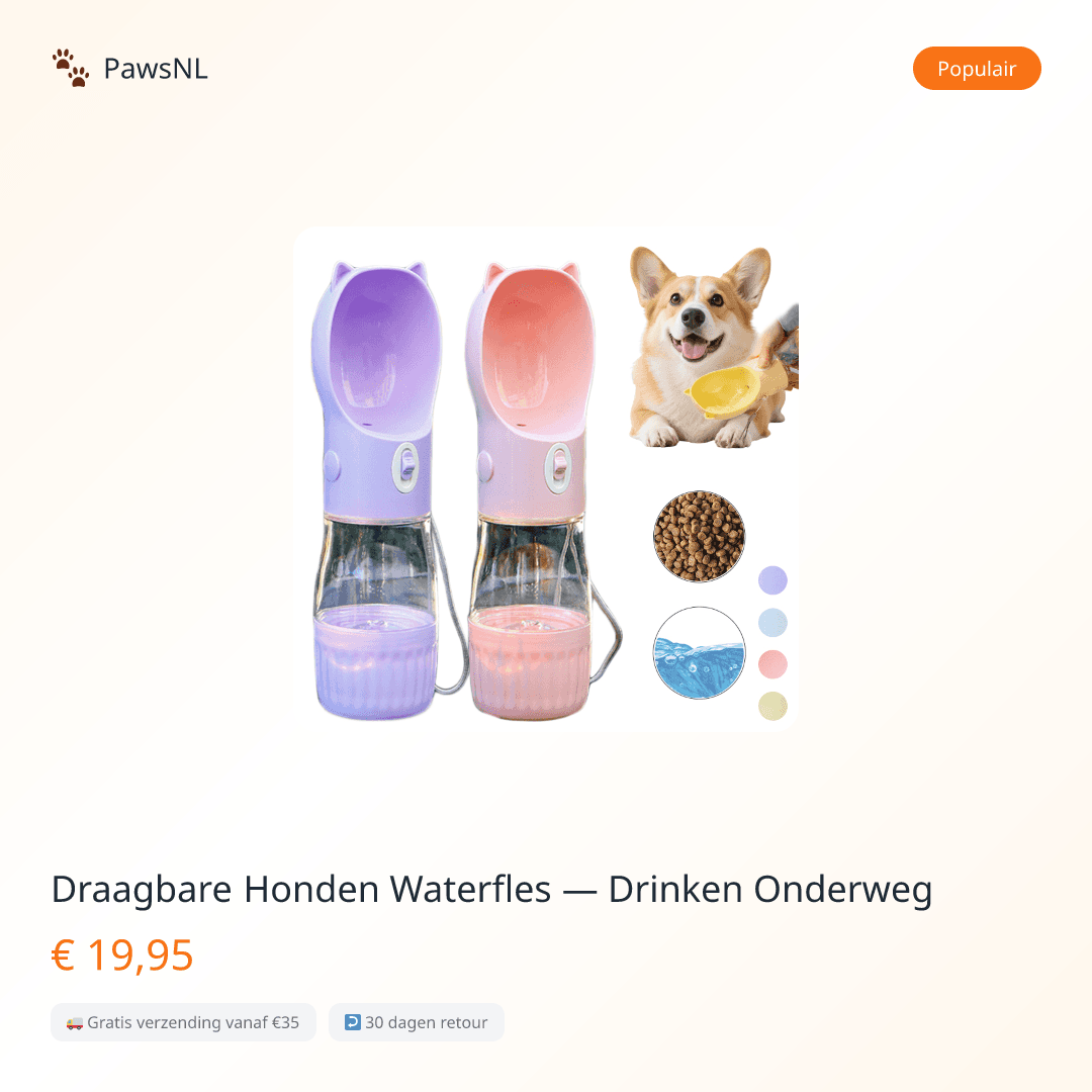 Portable Dog Water Bottle — Hydration On The Go