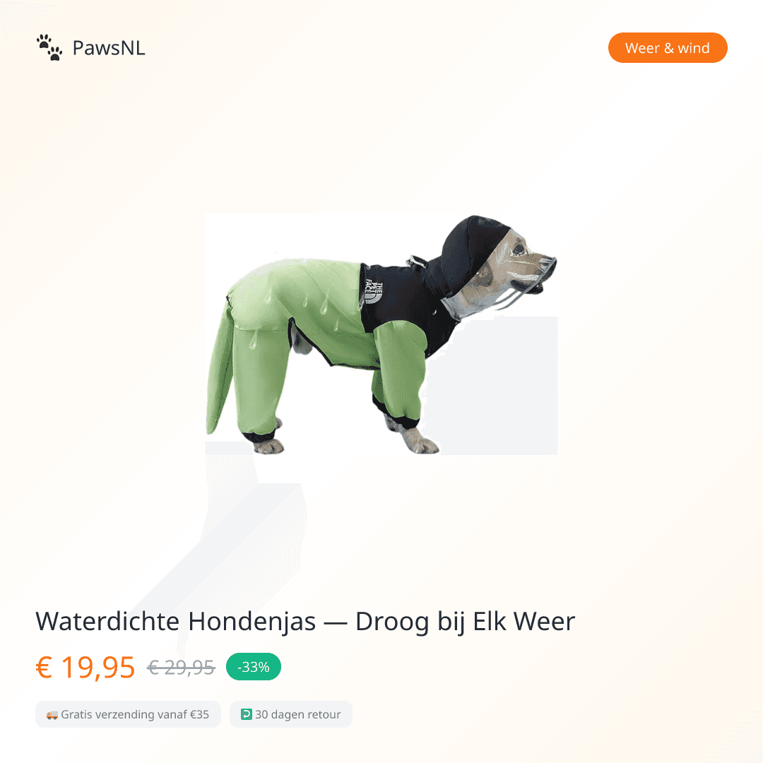 Waterproof Dog Jacket — Stay Dry in Any Weather